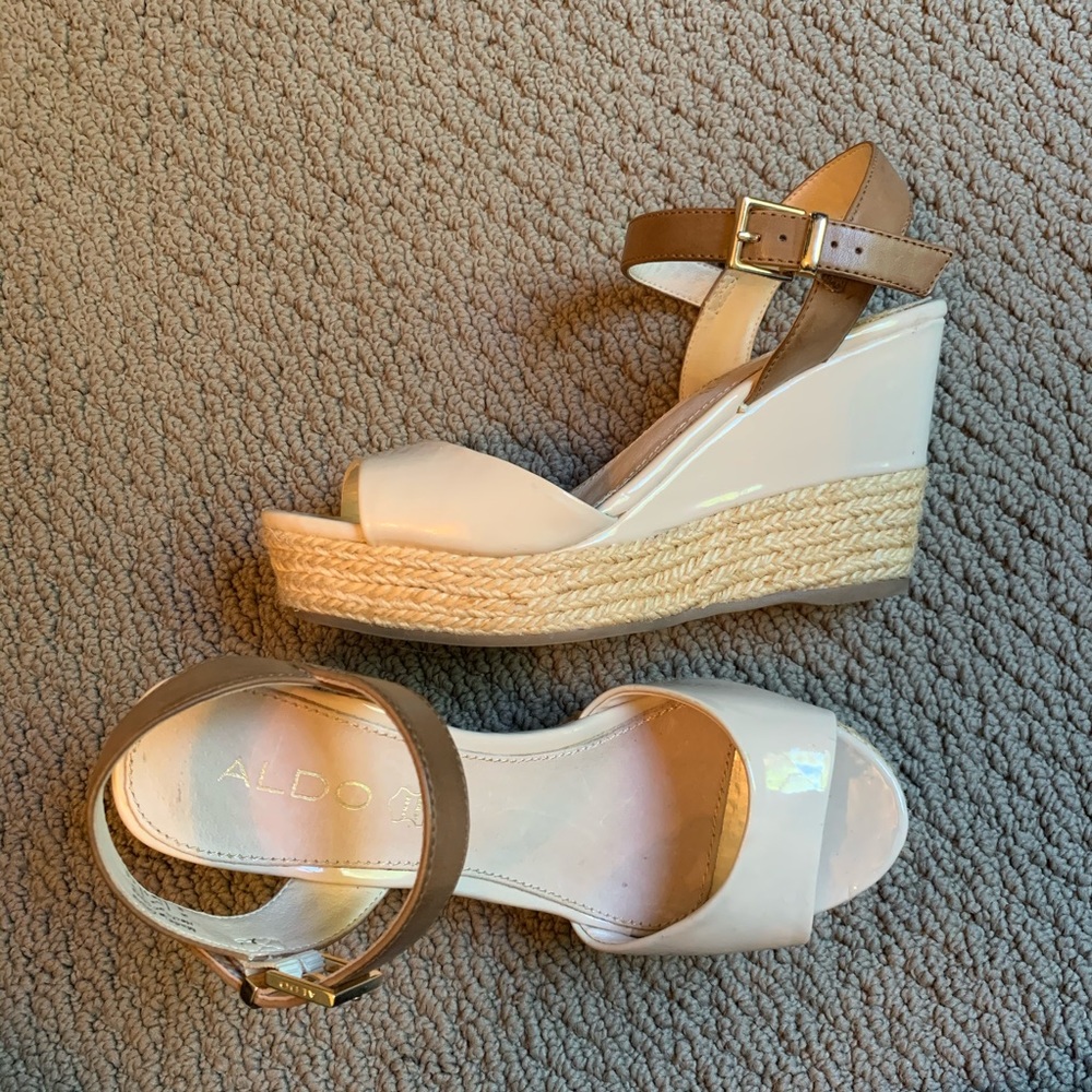 Aldo Nude Wedges